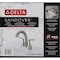 Delta Sandover Brushed Nickel 2-Handle Centerset Pull-Down Bathroom Faucet 25748LF-SPPD - alternate 2