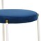Leisuremod Euston Velvet Dining Chair with Woven Rattan Backrest & Stainless Frame, 4PK ECW17NBU4 - alternate 3