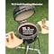 Vevor Charcoal Grill and Smoker Ceramic BBQ Smokers with 4 Wheels & Thermometer AU-18 - alternate 2