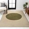 Jonathan Y Cirkel Minimalist Geometric Dot Non-Slip Machine-Washable Cream/Green 3 ft. x 5 ft. Area Rug WSH113C-3 - alternate 4