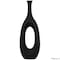 Uniquewise 44-Inch Frosted Black Fiberglass Tall Floor Vase - Decorative Vase for Modern Home Decor QI004676.L - alternate 3