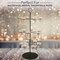 Lavish Home Cocktail Tree Stand 3-Tier Champagne Tower Holds 18 Stemware Glasses For Party Decorations KIT-DRNK1-BLK - alternate 2