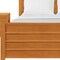 Homeroots Three Piece Brown Solid Wood Bedroom Set 523700 - alternate 2