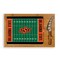 Picnic Time Family Of Brands NCAA Oklahoma State Cowboys Football Field Icon Glass Top Cutting Board & Knife Set 910-00-505-464-0 - alternate 1