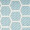 Homeroots 9' X 12' Aqua And Ivory Geometric Indoor Outdoor Area Rug 556306 - alternate 2