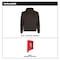 Milwaukee Tool Men's Heated Hoodie, Up to 8 hours Time, Zipper Closure, Brown, Size M M200N-20M - alternate 3