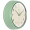 Infinity Instruments Retro Round Metal Wall Clock, Meadow Mist, 9.5 in 10940MM - alternate 2