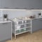 Amgood 30in D x 48in L Stainless Steel Table, Three Undershelves AMG WT-3048-3SH-Z - alternate 2
