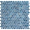 Apollo Tile Blue 12.2 in x 12.2 in Glass Glossy Floor and Wall Mosaic Tile 10.34 sqft/case, 10PK APLAPN8803A - alternate 1