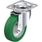 Blickle Swivel Plate Caster, PU, 5", 770 lb., Overall Height: 6.1" LK-ALST 125K-14 - alternate 1