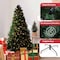 Elf Stor 7.5ft Prelit Christmas Tree Artificial Spruce Tree w/ 450 Warm White, Color Changing Lights & Stand 50-300-7LIT - alternate 2