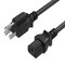 Sanoxy 2 PACK  5ft 18 AWG Universal Power Cord IEC320 C13 to NEMA 5-15P SNX-CBL-LDR-PW101-1205 - alternate 2