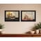 Homeroots Set Of Two Twice Blessed 2 Black Framed Print Wall Art, 2PK 407091 - alternate 3