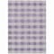 Homeroots 8' X 10' Lavender And Ivory Plaid Washable Indoor Outdoor Area Rug 595496 - alternate 2