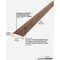 M-D Building Products Building Products 2'' X 36'' Spice Aluminum Carpet Trim with Screw Nails 43364 - alternate 3