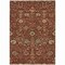 Homeroots 10' X 14' Brown Tan And Red Floral Washable Indoor Outdoor Area Rug 603436 - alternate 3