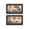Homeroots Set Of Two Bath 4 Black Framed Print Bathroom Wall Art, 2PK 406637 - alternate 2