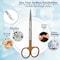 A2Z Scilab IRIS Scissors 4.5 inches Stainless Steel Straight Blades Lab Shears with Color Handle A2Z-ZR1138 - alternate 2