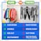 Lifemaster Plastic Kids Clothes Hanger, Children Clothes Hanger with Shoulder Notch, 11.6 Inch Space-Saving LMPKH50BK - alternate 2