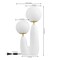 Jonathan Y Oda 17.75" 2-Light Modern Bohemian Resin/Iron/Frosted Glass Danish Cactus LED Table Lamp, White/Brass JYL4065B - alternate 3