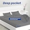 Simple Deluxe King Size 4 Piece Sheet Set, Lightweight Super Soft Easy Care Microfiber - Comfy Breathable, Coolin 3A37HKBSHEKING4GRY - alternate 3