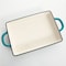 Crock-Pot Crock Pot Artisan 13 in. Enameled Cast Iron Lasagna Pan in Teal Ombre 112008.01 - alternate 2