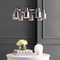 Jonathan Y Liam 26.5" 8-Light Metal LED Chandelier Chandelier, Nickel JYL6115A - alternate 3