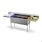 Koolmore 102 in. Three Compartment Sink Bowl Size 18x24x14 Stainless-Steel 18 Gauge with Two Drainboards KM-SC182414-24B3 - alternate 1