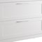Homeroots 40" White Wood Freestanding Bathroom Vanity With White Sink And Two Drawers 627402 - alternate 2