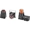 Federal Signal Warning Light, Red, LED, 120 to 240V AC, 60, 75, 90 FPM, Not Applicable Dia., Surface G-LED-AC-D-R - alternate 1