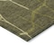 Homeroots 8' X 10' Olive Green And Dark Green Abstract Washable Indoor Outdoor Area Rug 601155 - alternate 2