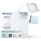 Bulbrite 3" Canless 4000K, 50w Equivalent, New Construction Integrated LED Recessed Light Kit Metal JBOX, 2PK 861674 - alternate 2