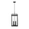 Z-Lite Hartwell 5-Light Outdoor Chain Mount Ceiling Fixture, 12 in W, Sand Black 5019CHXL-BK - alternate 2