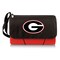 Picnic Time Family Of Brands NCAA Georgia Bulldogs Blanket Tote Outdoor Picnic BlanketRed with Black Flap 820-00-100-184-0 - alternate 1