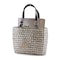 Homeroots 11" Clear And Silver Faux Crystal And Metal Handbag Shaped Magazine Holder 628132 - alternate 3