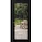 Vdomdoors Front Exterior Prehung Metal-Plastic Door Clear Glass / MANUX 8666 Matte Black / Office Commercial MANUX8666EXD-BLK-W30xH80-LH-I - alternate 1