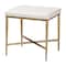 Baxton Studio Fumiye Ottoman with Hand-Forged Metal Frame, Rectangle 18" 270-14724-ZORO - alternate 1