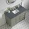 James Martin Vanities Brittany 48in Single Vanity, Urban Gray w/ 3 CM Parisien Bleu Silestone Top 650-V48-UGR-FPBL - alternate 2
