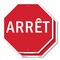Signmission Arrt, 10 inch X 10 inch, Aluminum Metal Signs, 2PK OC-A-2PACK-10-60 - alternate 1