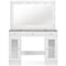 Homeroots 43" White Wood Lighted Mirrored Dresser 691697 - alternate 1