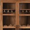 Homeroots 42in Brown Solid Wood And Glass Bar Cabinet With Four Shelves 489036 - alternate 3