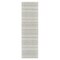 Homeroots 8' Cream and Beige Striped Distressed Indoor Outdoor Runner Rug 558800 - alternate 2