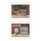 Homeroots Set Of Two Hot Bath or Clean Towels 1 White Framed Print Bathroom Wall Art, 2PK 406671 - alternate 1