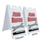 Signmission Auto Repair Free Estimates, A-Frame & 2 Decals Installed, Heavy-Duty Plastic Frame SBHD-D-2436-Auto Repair Free Estimates - alternate 2