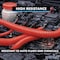 Kable Kontrol Convoluted Split Wire Loom Tubing - 1/4" Inside Diameter - 100' Length - Red WL901-100-RED - alternate 3