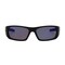 Bouton Optical Full Frame Safety Glasses w/Black Frame, Blue Mirror Plus Lens, Anti-Scratch/Anti-Reflective Coating 250-53-0006 - alternate 2