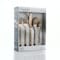 Megachef Cravat 20 Piece Flatware Utensil Set, Stainless Steel Service for 4 in Matte Rose MCFW-CRAVAT-MATTEROSE - alternate 2