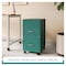 Space Solutions 14.25 in W 2 Drawer Mobile Vertical File Cabinet, Teal 24408 - alternate 2