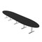 Skutchi Designs 18ft Oval Conference Table With Power | Harmony Series | 16 Person Meeting Room Table HAR-OVL-48X216-T-U999ST19-NA - alternate 1