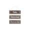 Homeroots 14" X 12" Brown And White Reversible Welcome Wood Wall Decor 636038 - alternate 1
